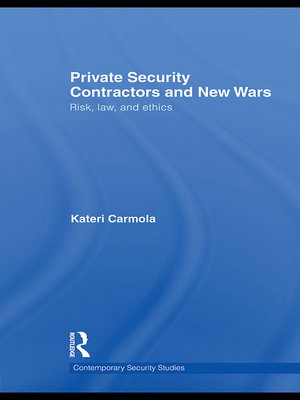 cover image of Private Security Contractors and New Wars
